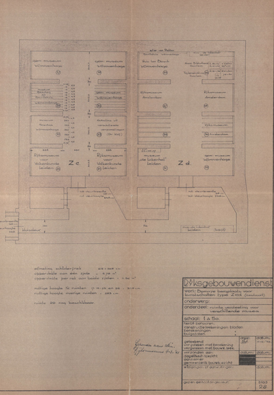 Plattegrond Rijksbergkelder Zandvoort, Huis in de storm, p119